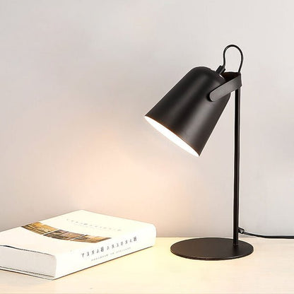 Nordic Macaron Color Creative Iron Bucket Design 1-Light Table Lamp View 13