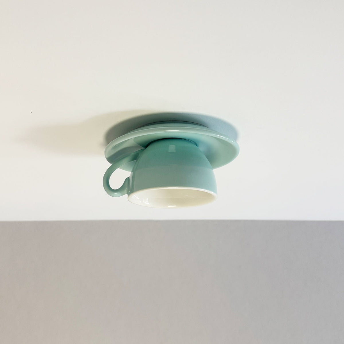 Nowoczesna Ceramiczna Lampa Sufitowa Plafon z Filiżankami View 17