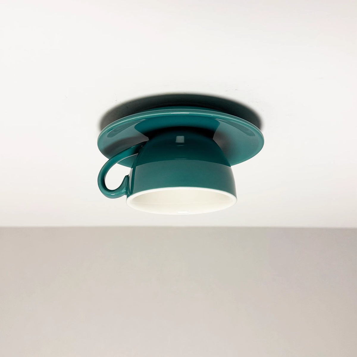 Nowoczesna Ceramiczna Lampa Sufitowa Plafon z Filiżankami View 18