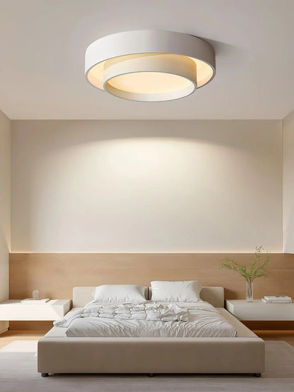 Nowoczesna Elegancka Lampa Sufitowa LED Okrągły Plafon View 13