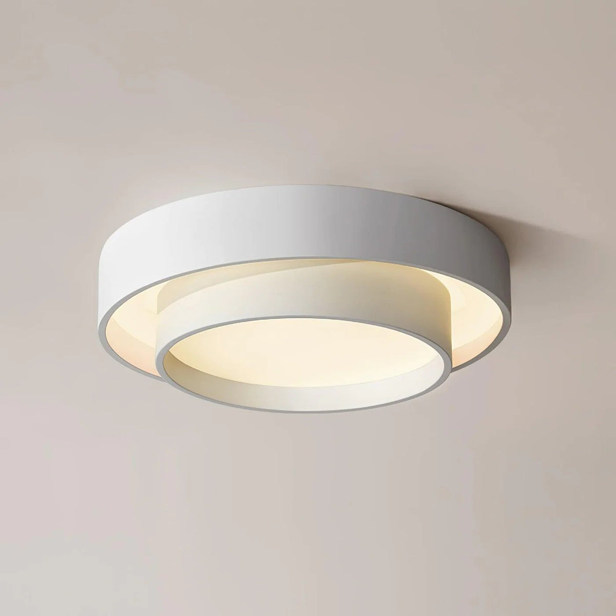 Nowoczesna Elegancka Lampa Sufitowa LED Okrągły Plafon View 23
