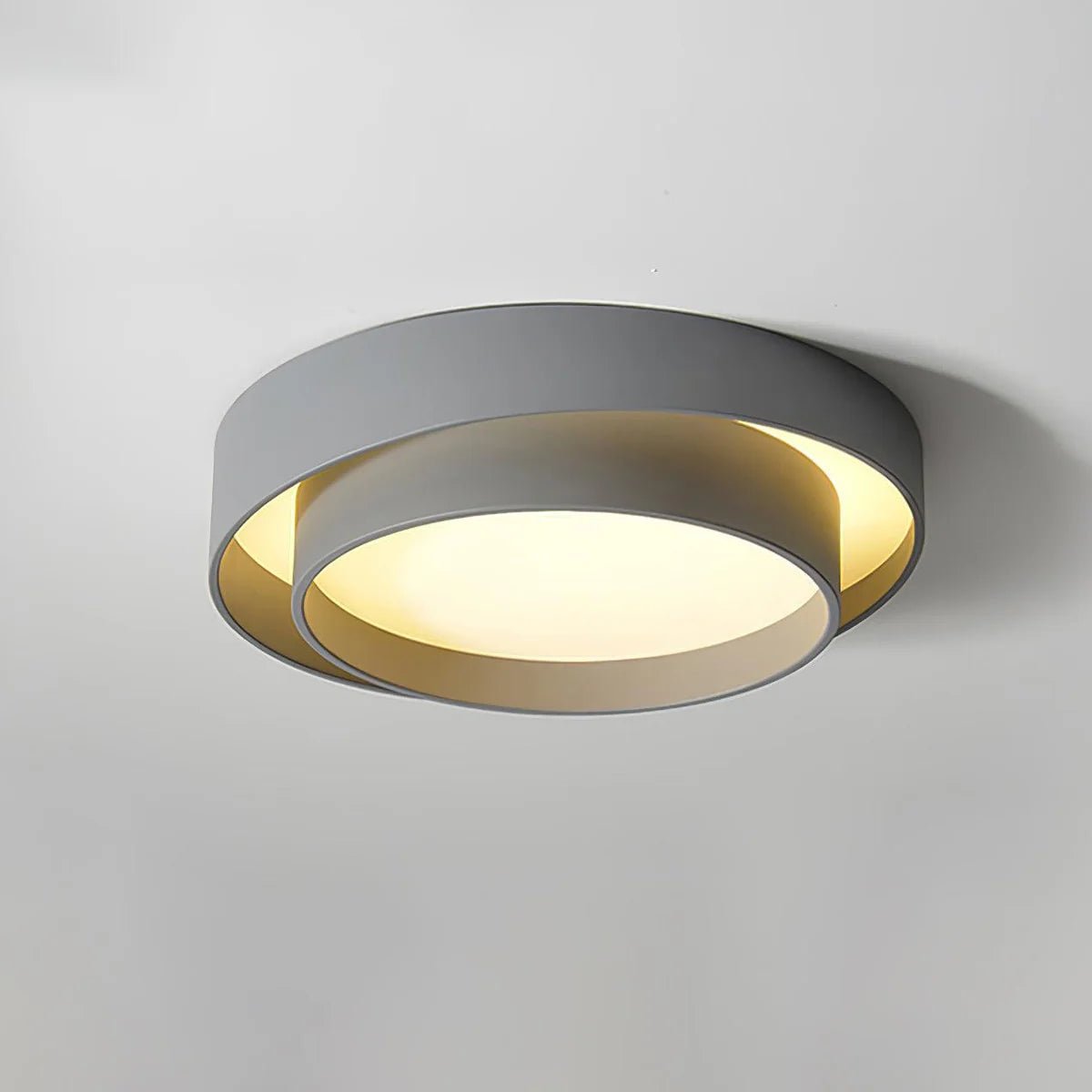 Nowoczesna Elegancka Lampa Sufitowa LED Okrągły Plafon View 24