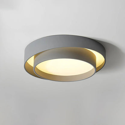 Nowoczesna Elegancka Lampa Sufitowa LED Okrągły Plafon View 24