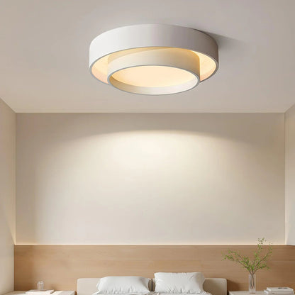 Nowoczesna Elegancka Lampa Sufitowa LED Okrągły Plafon View 26