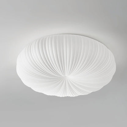 Nowoczesna Lampa Sufitowa Kopułowa w Stylu Japandi Inspirowana Muszlą Close Up