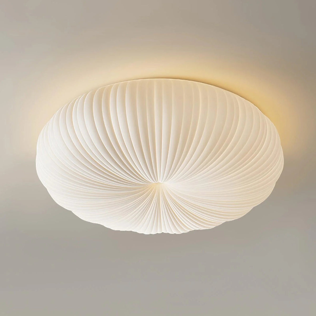 Nowoczesna Lampa Sufitowa Kopułowa w Stylu Japandi Inspirowana Muszlą Side
