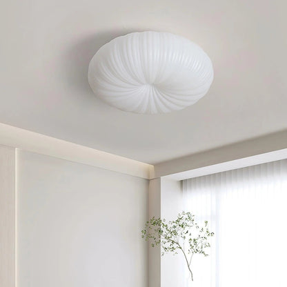 Nowoczesna Lampa Sufitowa Kopułowa w Stylu Japandi Inspirowana Muszlą View 12