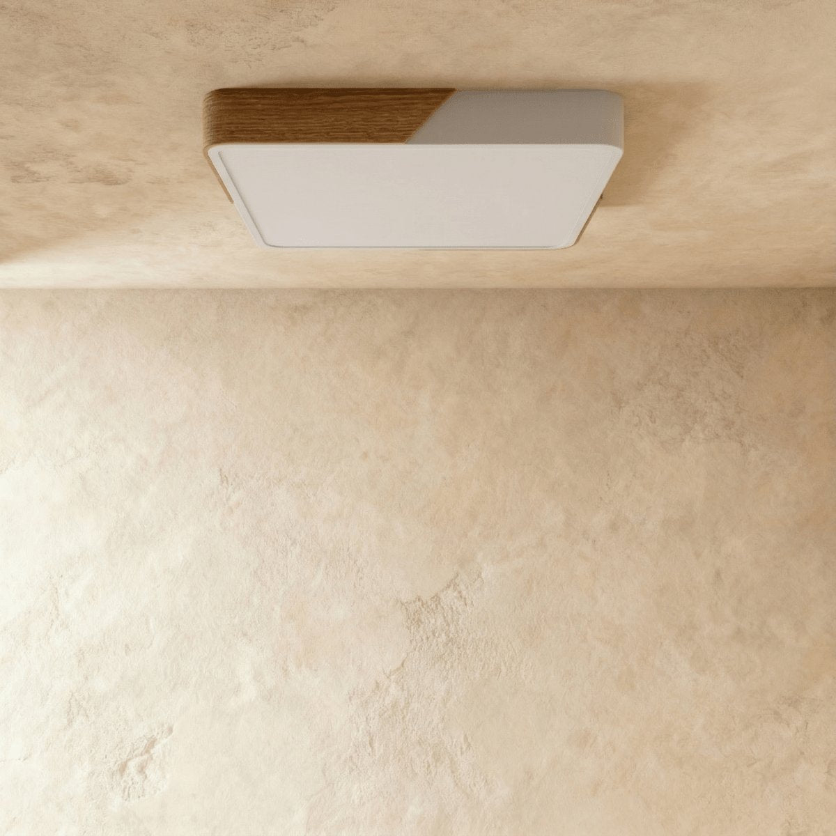 Nowoczesna Lampa Sufitowa LED Drewno Okrągła View 14