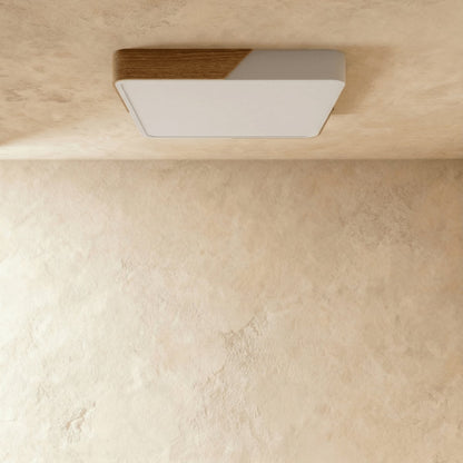 Nowoczesna Lampa Sufitowa LED Drewno Okrągła View 14
