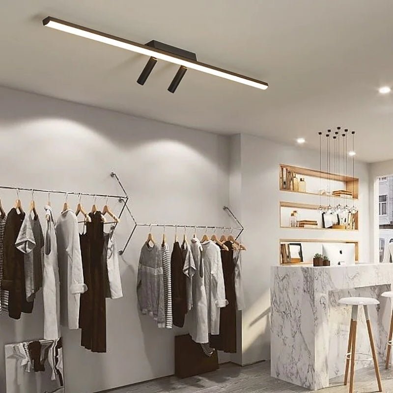 Nowoczesna Lampa Sufitowa Reflektorek Liniowa LED Lifestyle