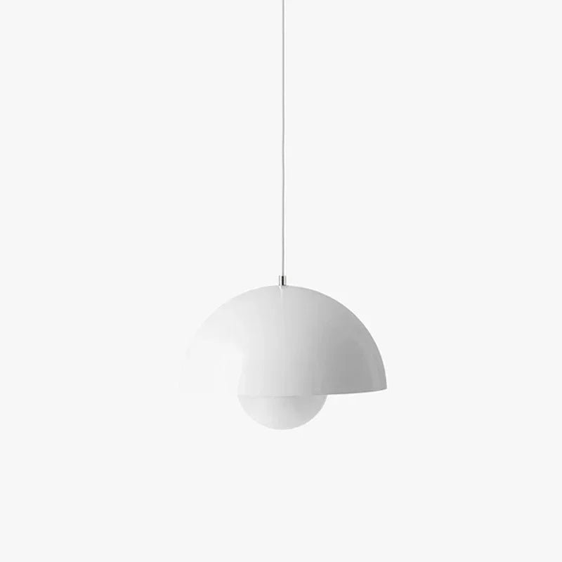 Nowoczesna Lampa Wisząca LED z Półkulistym Kloszem Lifestyle
