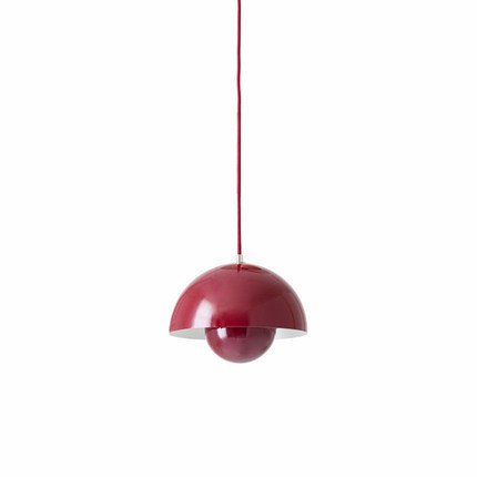 Nowoczesna Lampa Wisząca LED z Półkulistym Kloszem View 12
