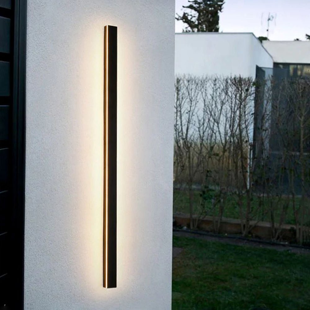 Nowoczesna Liniowa Lampa Ścienna Zewnętrzna LED View 25