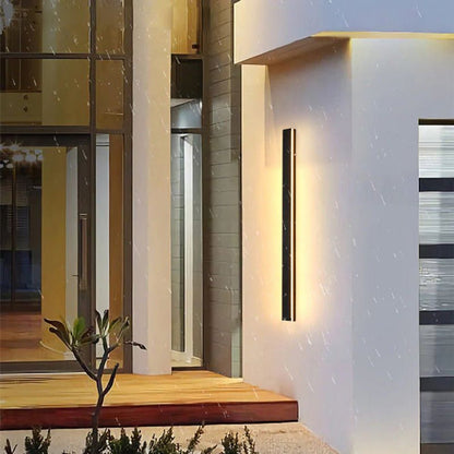 Nowoczesna Liniowa Lampa Ścienna Zewnętrzna LED View 26