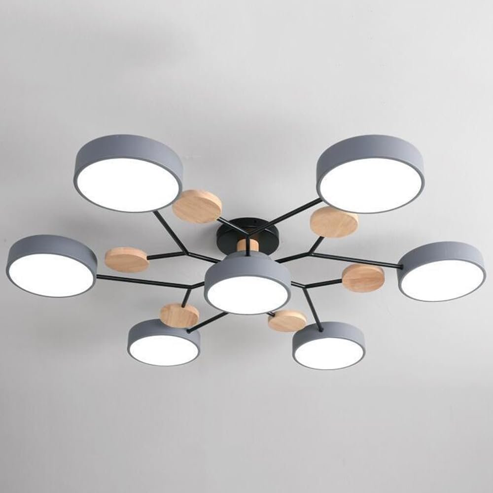 Nowoczesna Okrągła Lampa Sufitowa LED do Salonu View 23