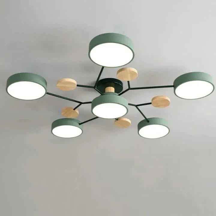 Nowoczesna Okrągła Lampa Sufitowa LED do Salonu View 32