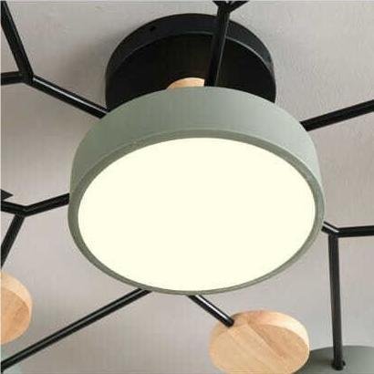 Nowoczesna Okrągła Lampa Sufitowa LED do Salonu View 37