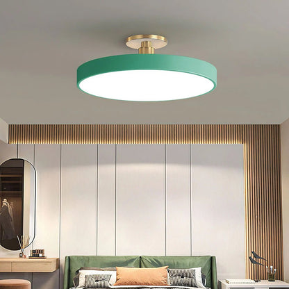 Nowoczesna Okrągła Lampa Sufitowa LED Półzagłębiona do Sypialni Alternate