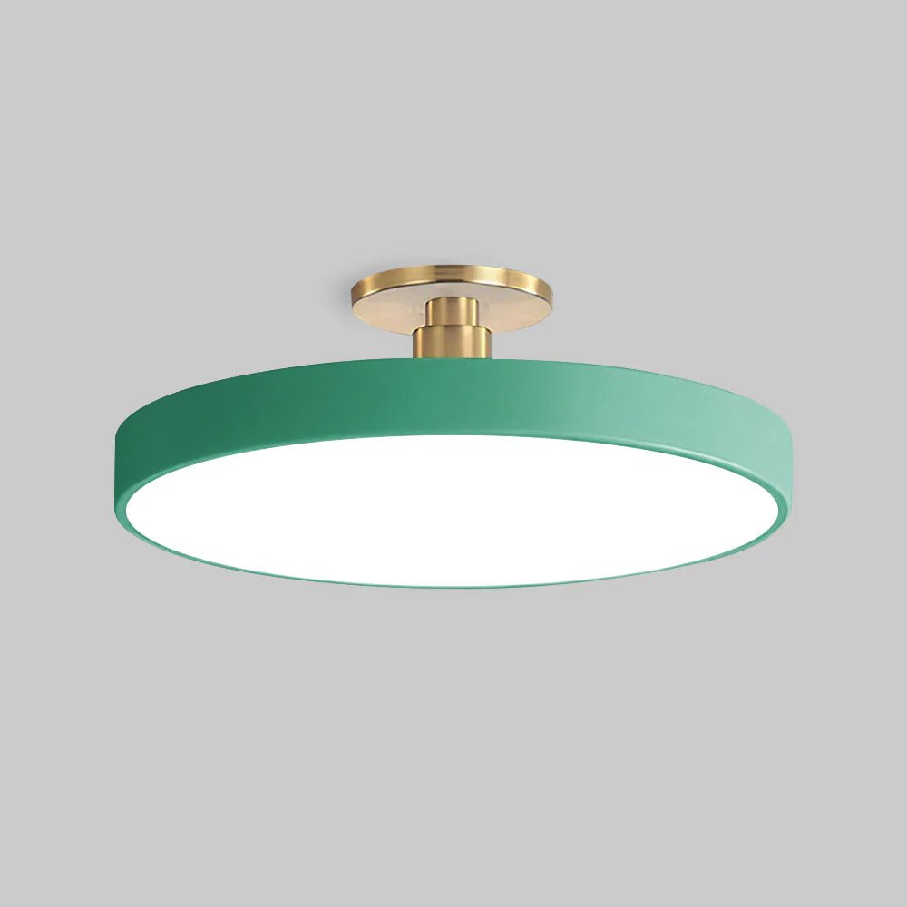 Nowoczesna Okrągła Lampa Sufitowa LED Półzagłębiona do Sypialni View 11