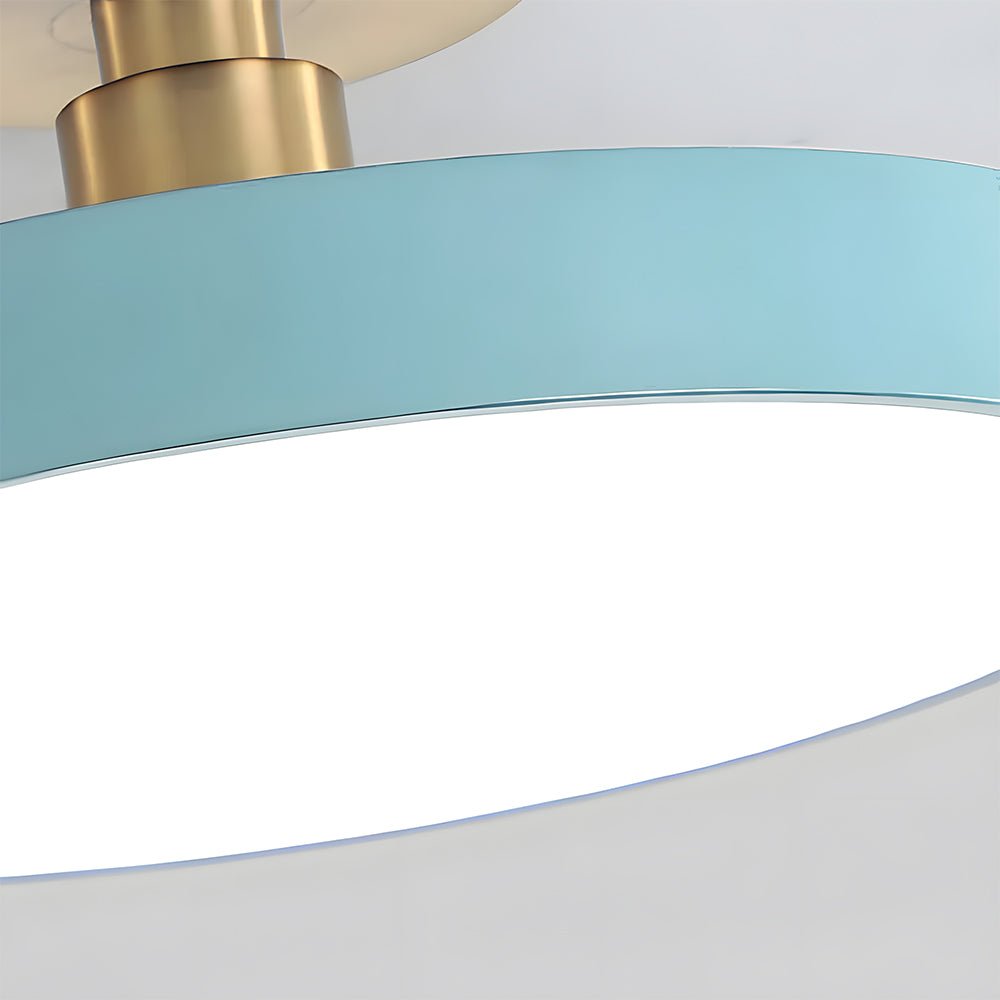 Nowoczesna Okrągła Lampa Sufitowa LED Półzagłębiona do Sypialni View 28