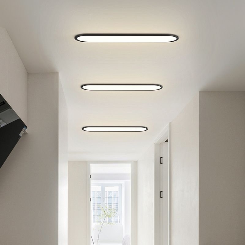 Nowoczesna Owalna Lampa Sufitowa LED Ściemnialna Alternate
