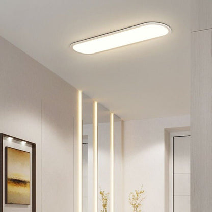 Nowoczesna Owalna Lampa Sufitowa LED Ściemnialna Lifestyle