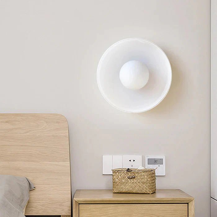 Nowoczesna Szklana Lampa Sufitowa z Okrągłym Kloszem View 18