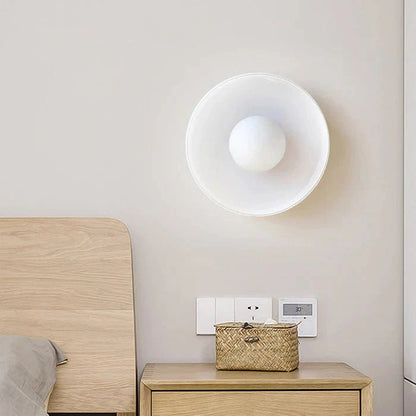 Nowoczesna Szklana Lampa Sufitowa z Okrągłym Kloszem View 18