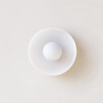 Nowoczesna Szklana Lampa Sufitowa z Okrągłym Kloszem View 20