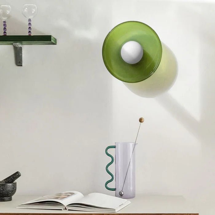 Nowoczesna Szklana Lampa Sufitowa z Okrągłym Kloszem View 22