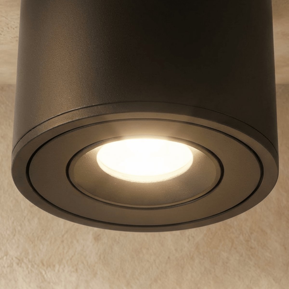Nowoczesne Aluminiowe Oczko Sufitowe LED Obrotowe Detail