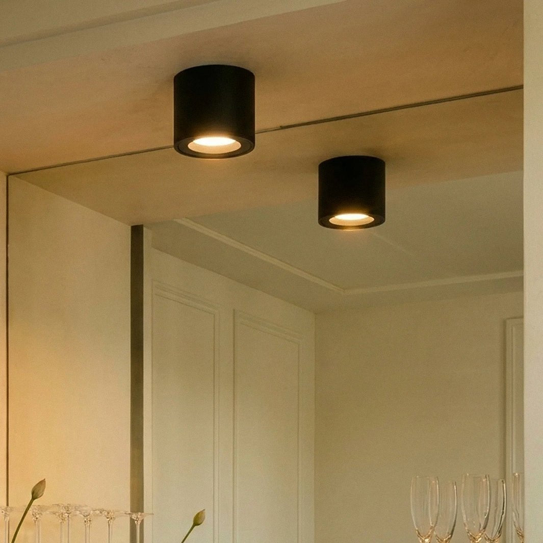 Nowoczesne Aluminiowe Oczko Sufitowe LED Obrotowe Lifestyle