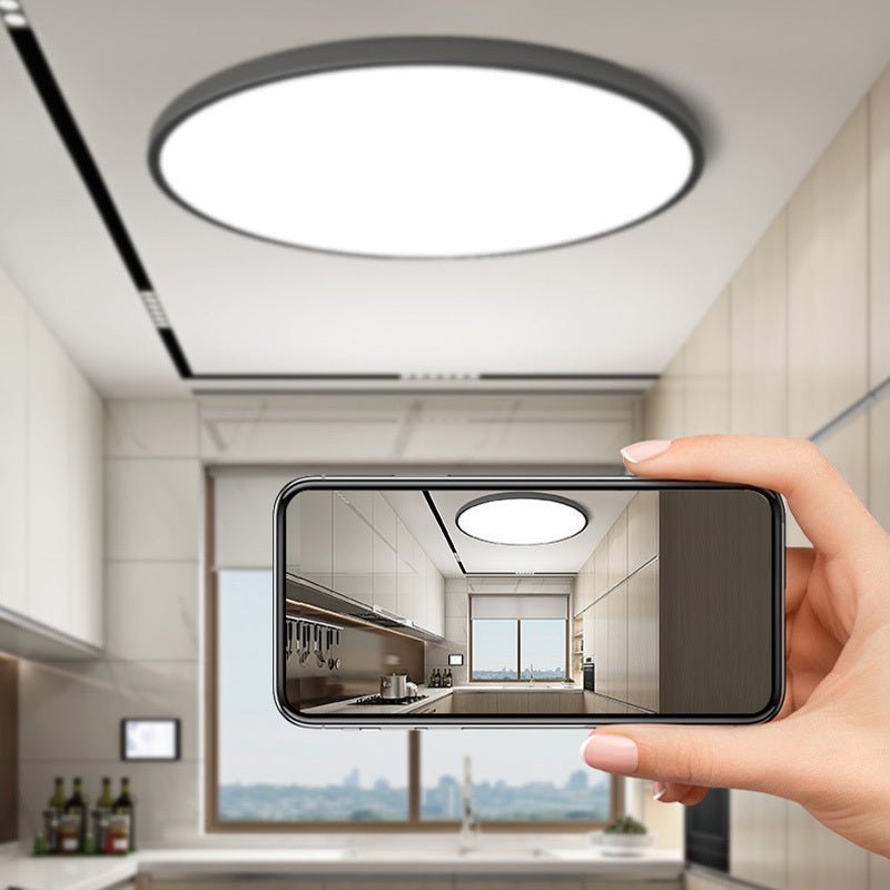 Okrągła Łazienkowa Lampa Sufitowa LED IP44 Side