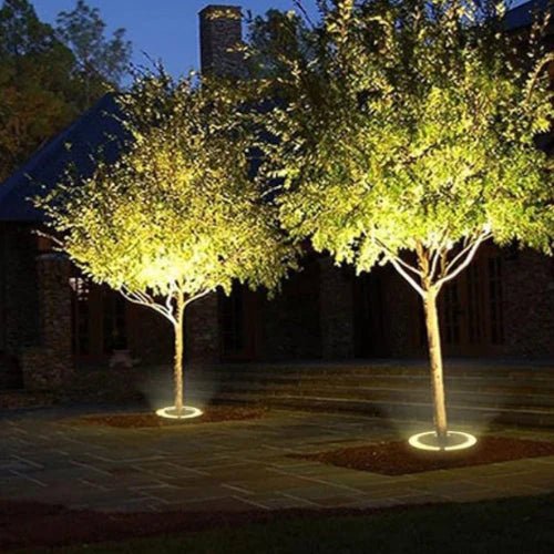 Okrągła Lampa Gruntowa LED do Drzewa 360° Full