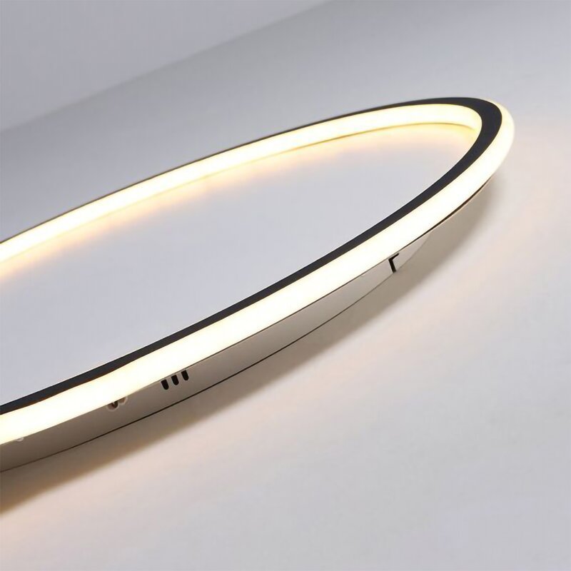 Okrągły Plafon Sufitowy LED Nowoczesny Ściemnialny Detail
