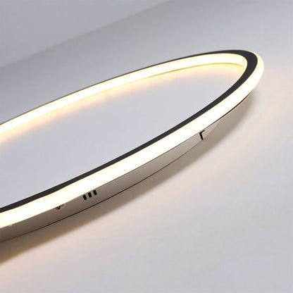 Okrągły Plafon Sufitowy LED Nowoczesny Ściemnialny Detail