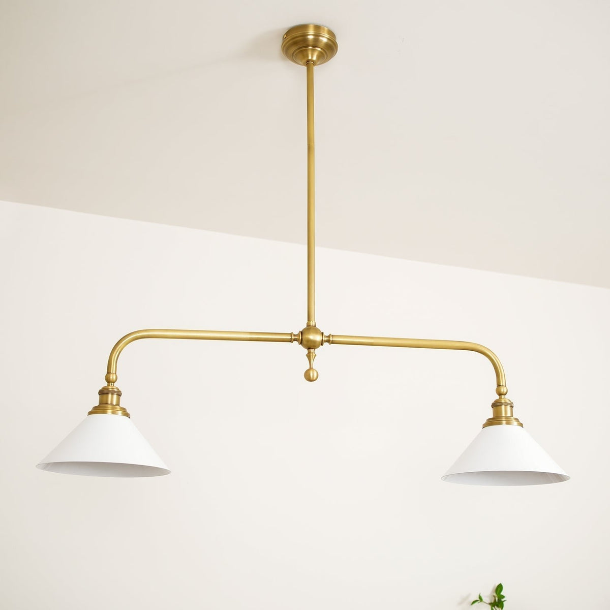 Retro Vintage Ceramiczna Lampa Wisząca z Kloszem Full