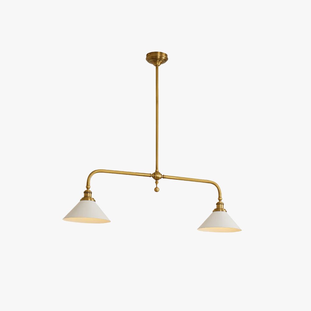 Retro Vintage Ceramiczna Lampa Wisząca z Kloszem Hero