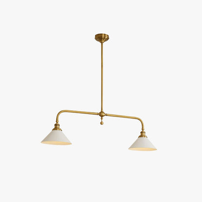 Retro Vintage Ceramiczna Lampa Wisząca z Kloszem Hero