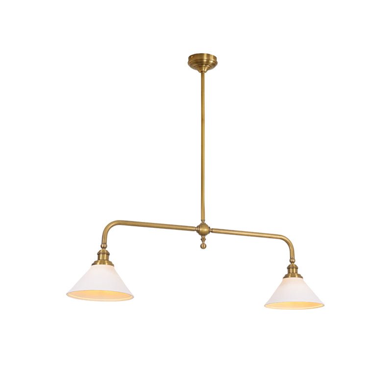 Retro Vintage Ceramiczna Lampa Wisząca z Kloszem View 14