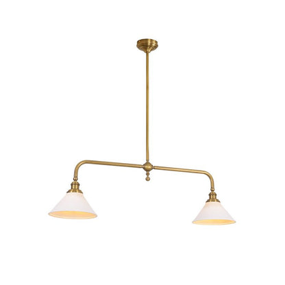 Retro Vintage Ceramiczna Lampa Wisząca z Kloszem View 14