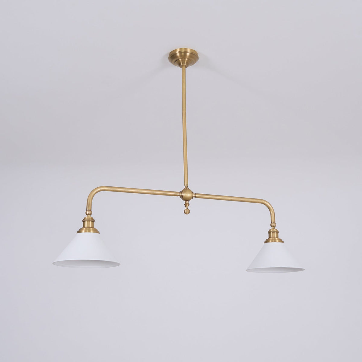 Retro Vintage Ceramiczna Lampa Wisząca z Kloszem View 15