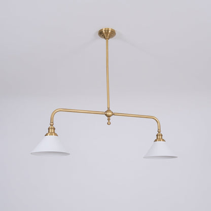 Retro Vintage Ceramiczna Lampa Wisząca z Kloszem View 15