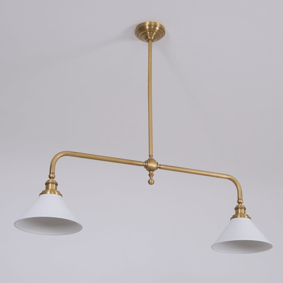 Retro Vintage Ceramiczna Lampa Wisząca z Kloszem View 17