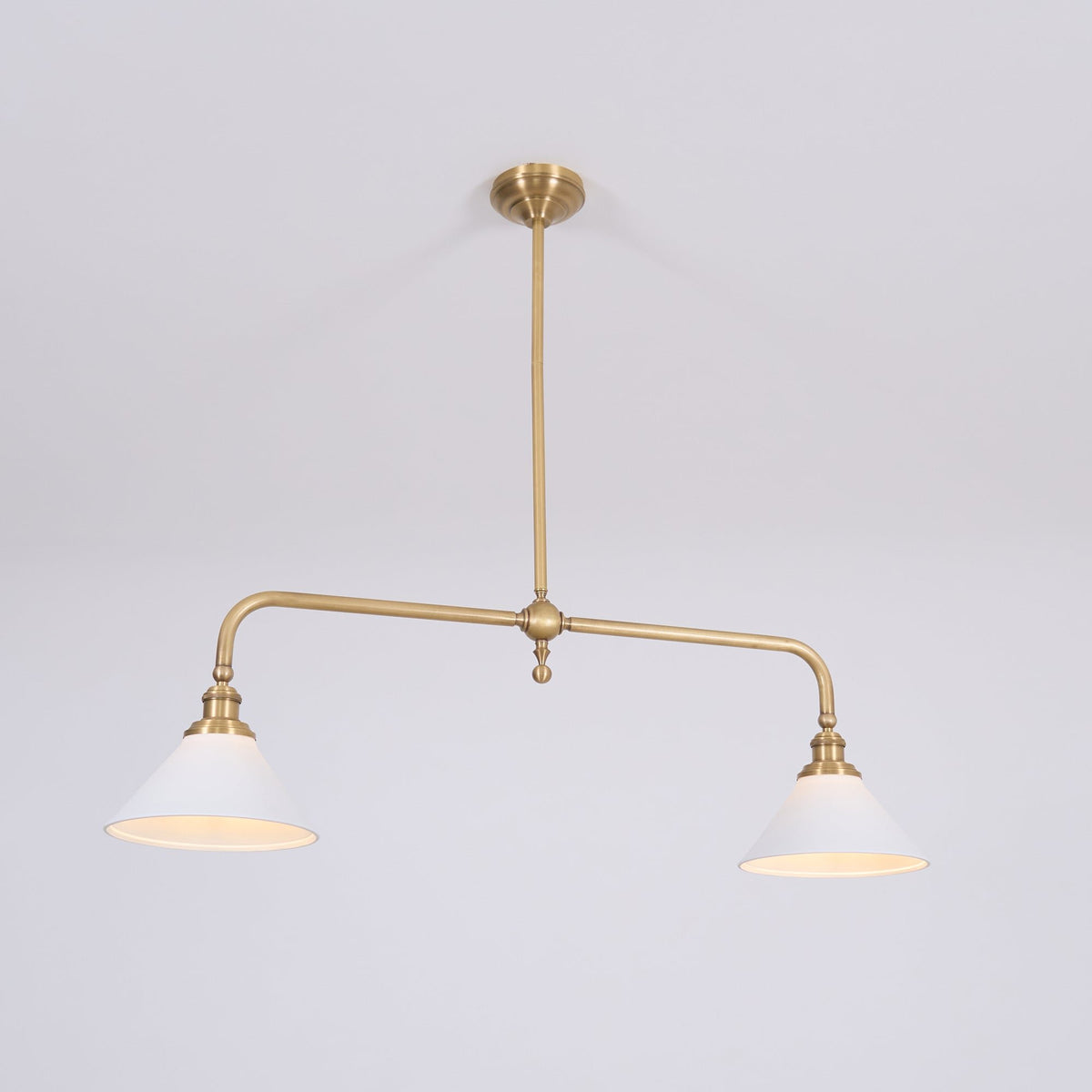 Retro Vintage Ceramiczna Lampa Wisząca z Kloszem View 20