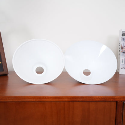 Retro Vintage Ceramiczna Lampa Wisząca z Kloszem View 25