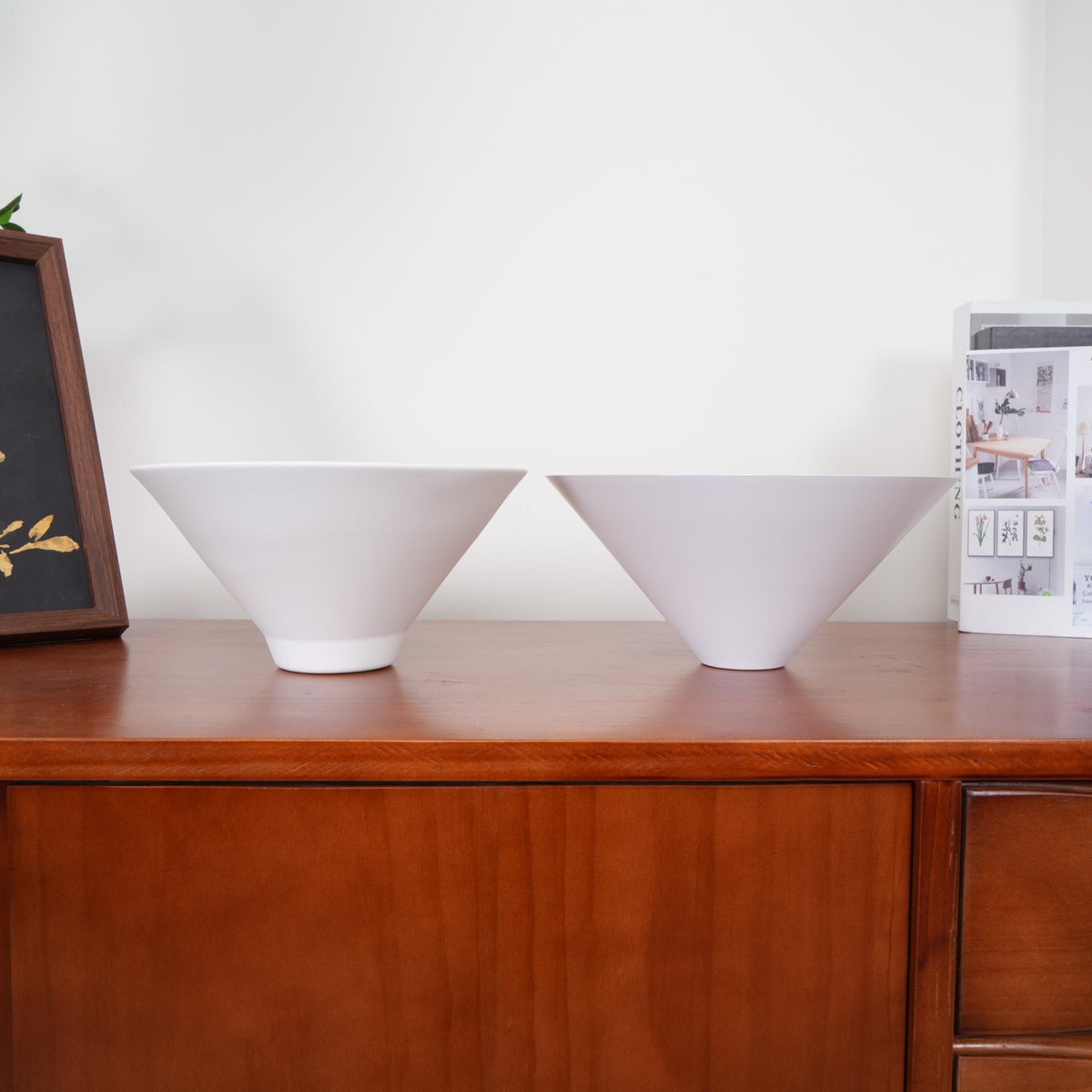 Retro Vintage Ceramiczna Lampa Wisząca z Kloszem View 30