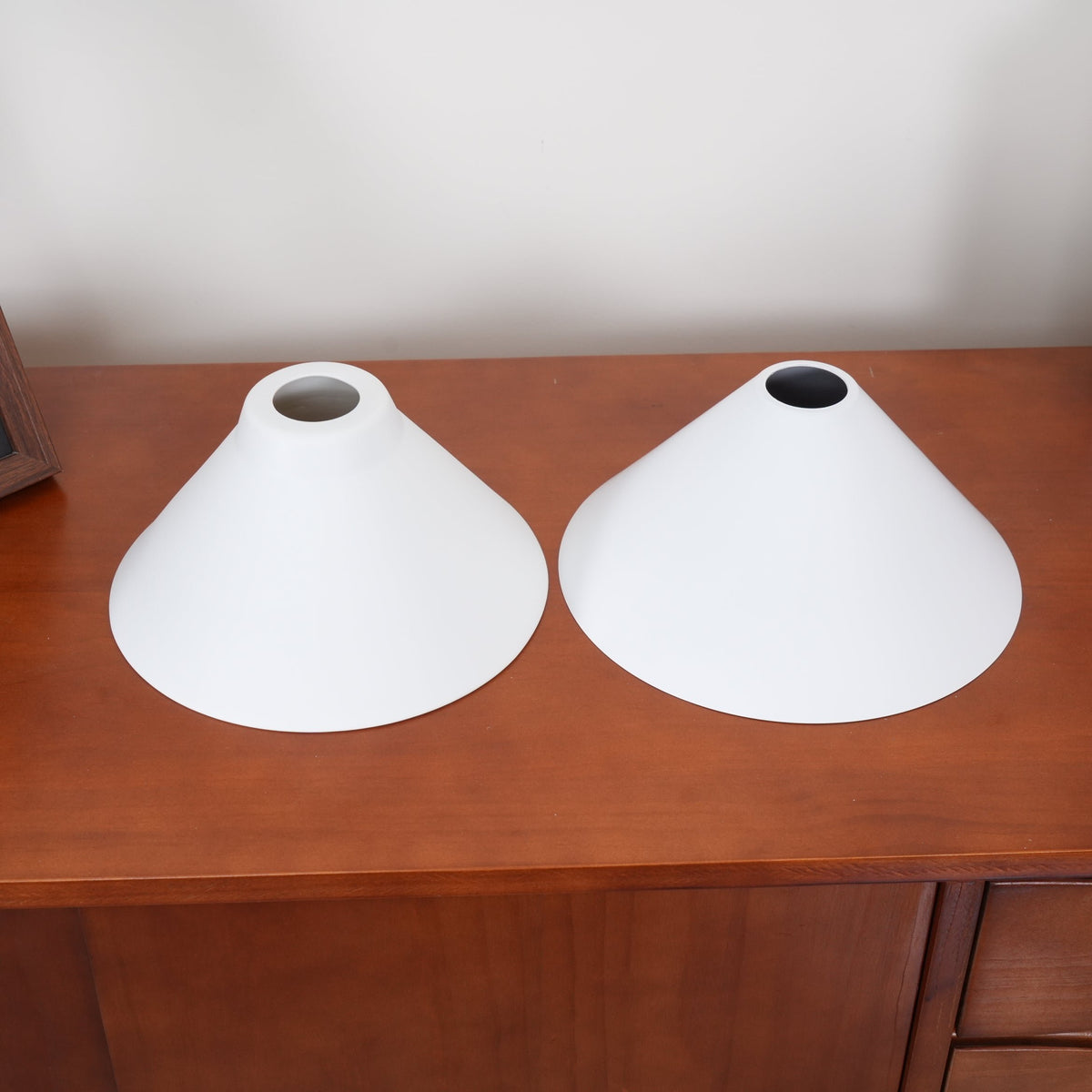 Retro Vintage Ceramiczna Lampa Wisząca z Kloszem View 32
