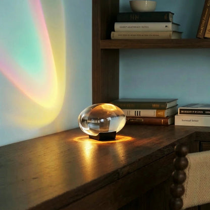 Szklana Lampa Stołowa Kryształowe Oko Alternate