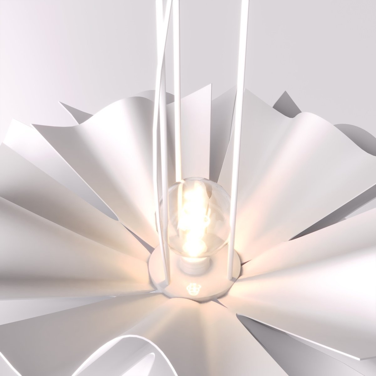 Współczesna Akrylowa Lampa Żyrandol LED Kwiatowa Full